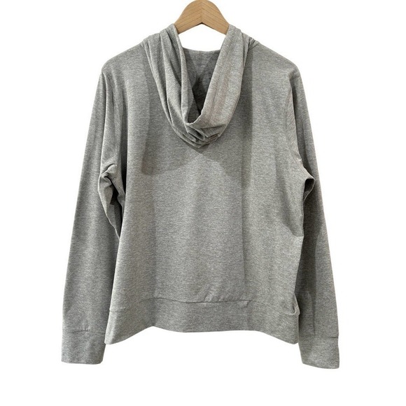 Vuori women's Halo Performance zip Hoodie XL Grey Heather activewear athleisure - Picture 2 of 9